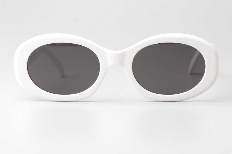 CL40194U Sunglasses White Gray