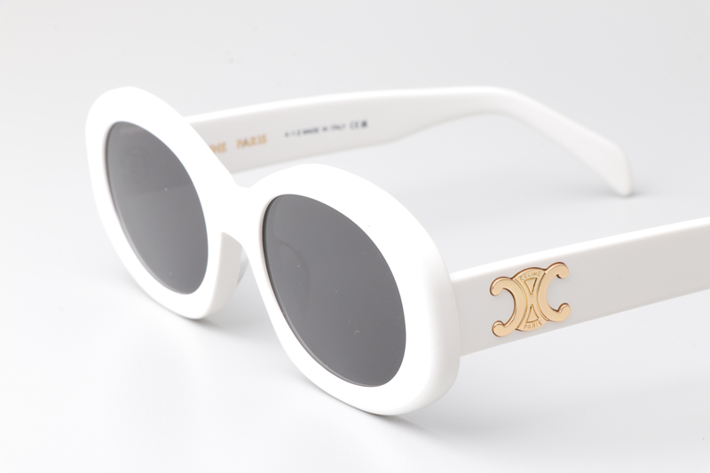 CL40194U Sunglasses White Gray