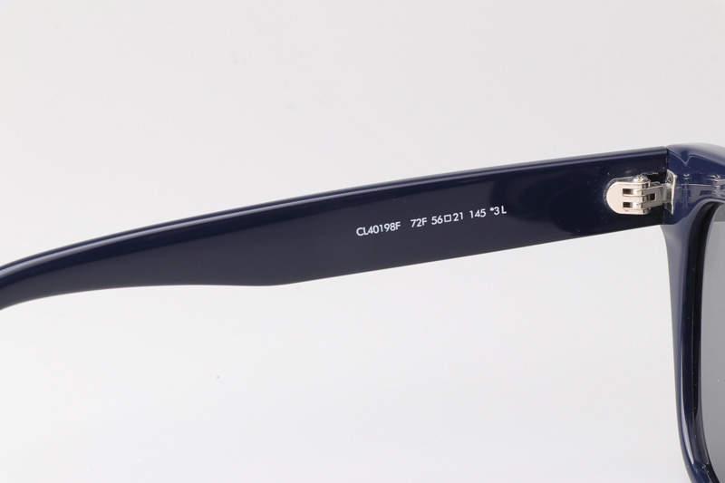 CL40198F Sunglasses Blue Silver