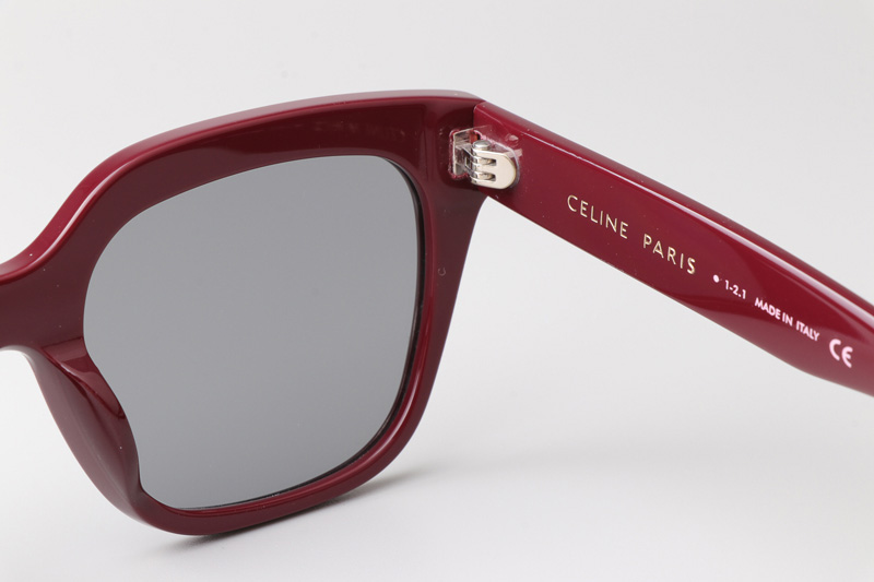 CL40198F Sunglasses Red Silver