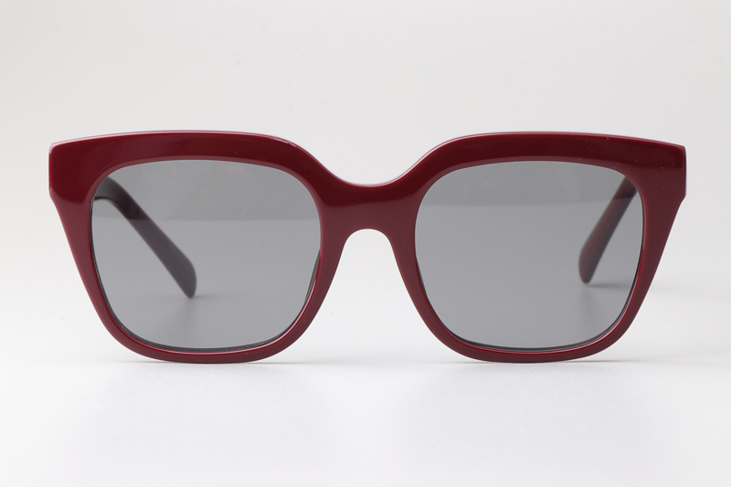 CL40198F Sunglasses Red Silver