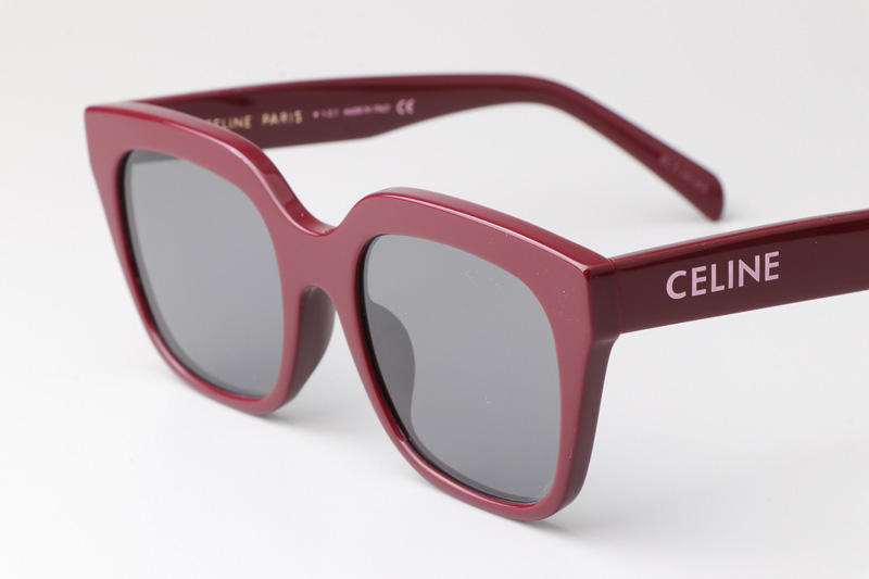 CL40198F Sunglasses Red Silver