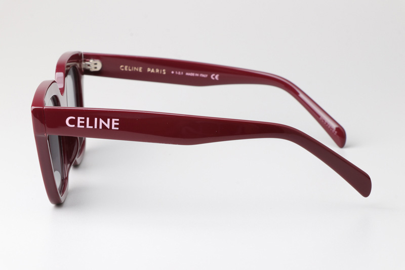 CL40198F Sunglasses Red Silver