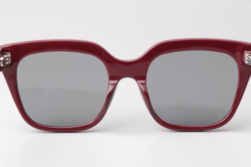CL40198F Sunglasses Red Silver