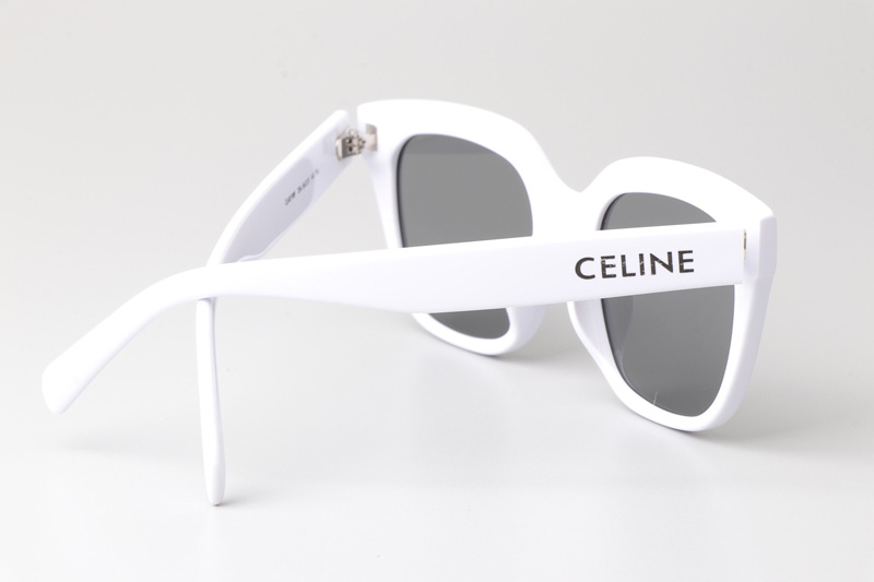 CL40198F Sunglasses White Silver