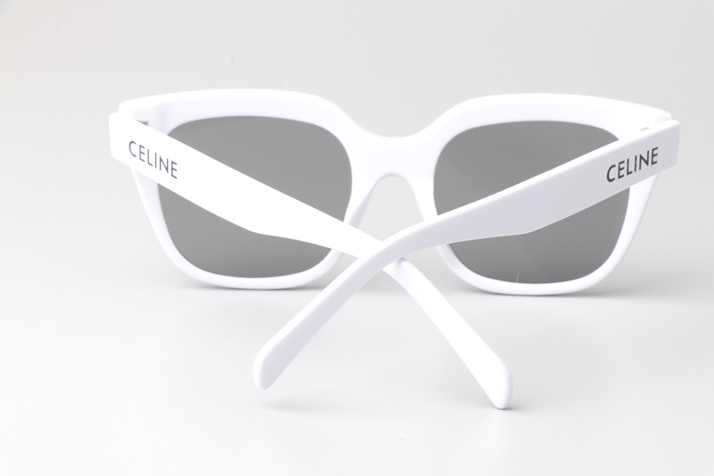 CL40198F Sunglasses White Silver