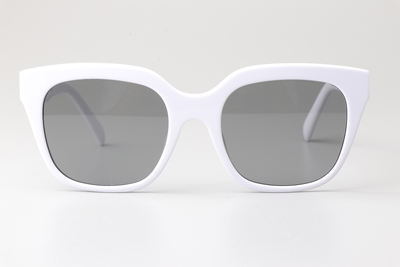 CL40198F Sunglasses White Silver