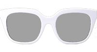 CL40198F Sunglasses White Silver