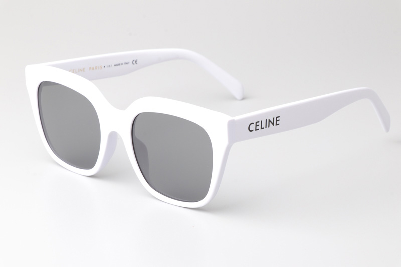 CL40198F Sunglasses White Silver