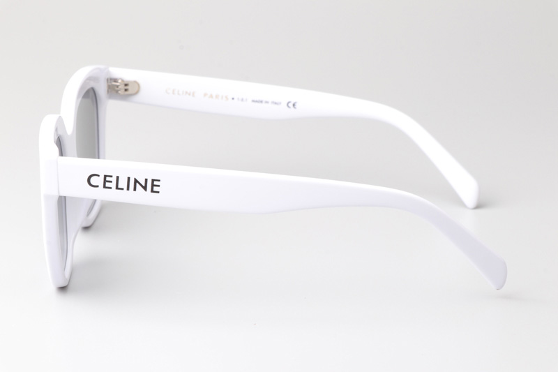 CL40198F Sunglasses White Silver