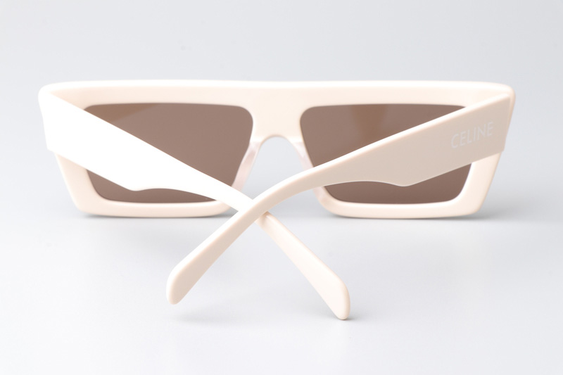 CL40214U Sunglasses Cream Brown