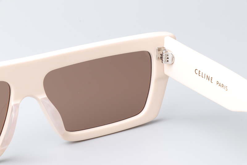 CL40214U Sunglasses Cream Brown