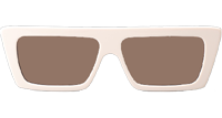 CL40214U Sunglasses Cream Brown