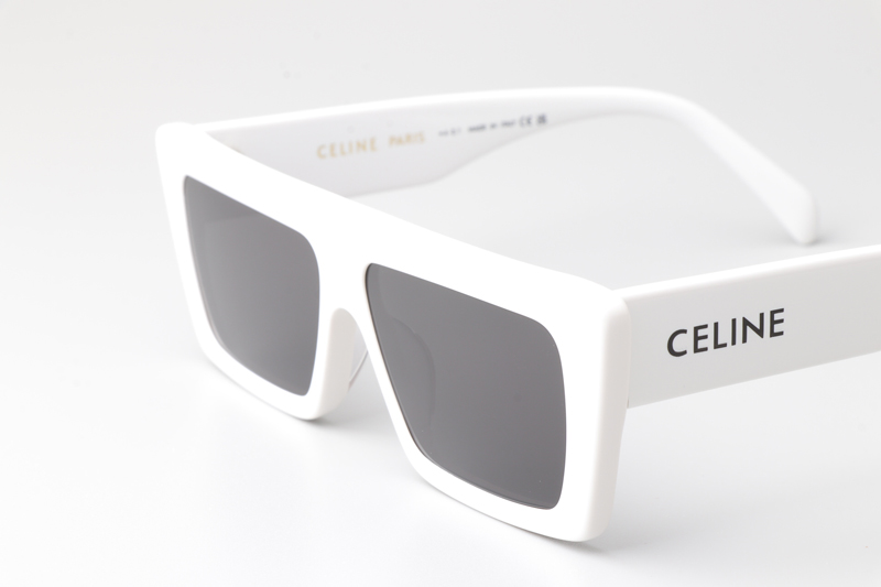 CL40214U Sunglasses White Gray