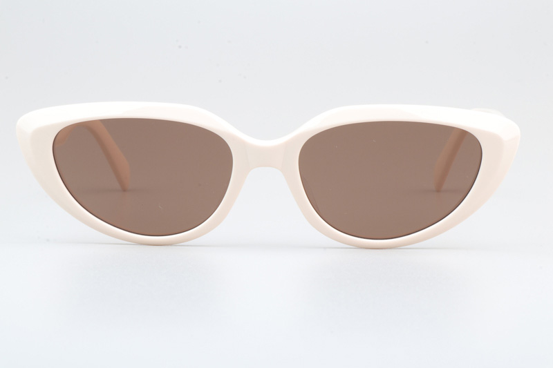 CL40220U Sunglasses Cream Brown