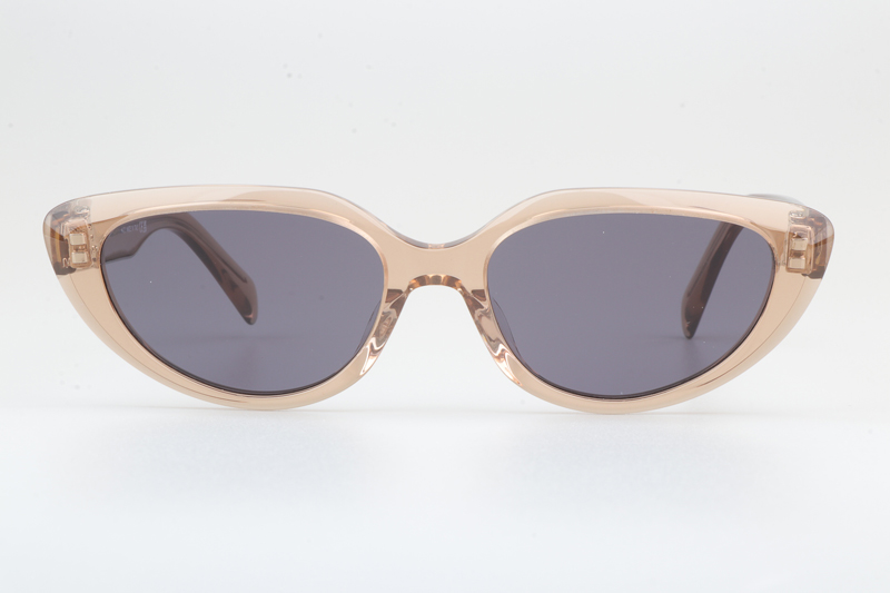 CL40220U Sunglasses Transparent Brown Purple