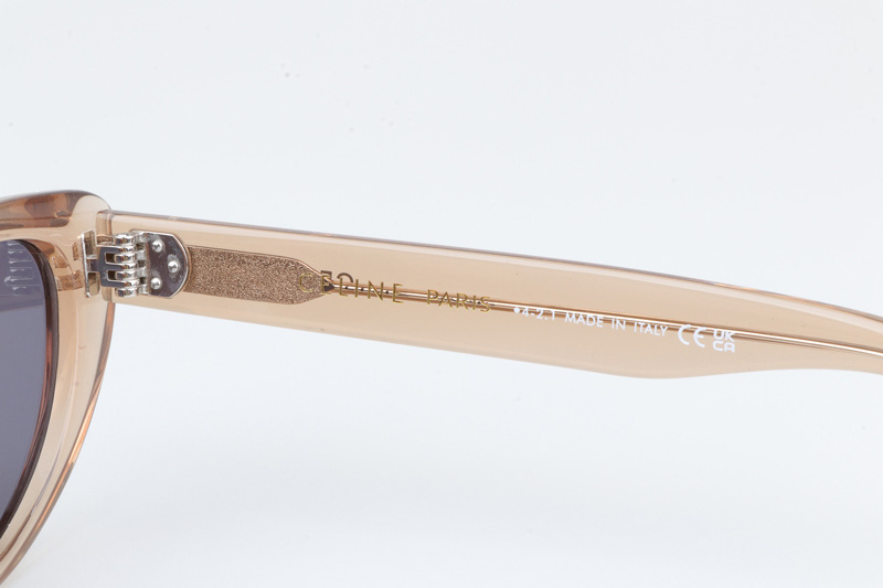 CL40220U Sunglasses Transparent Brown Purple