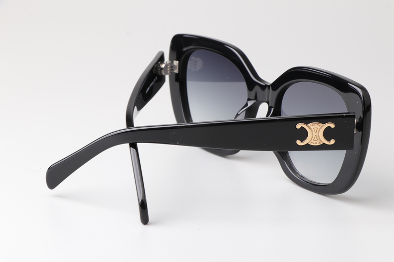CL40226U Sunglasses Black Gradient Gray