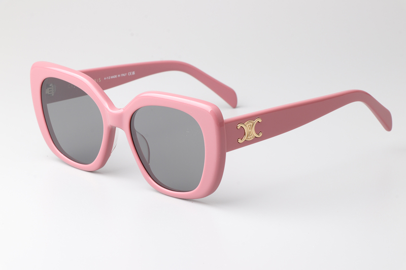 CL40226U Sunglasses Pink Silver