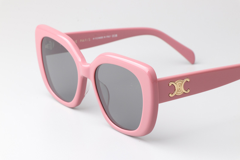 CL40226U Sunglasses Pink Silver