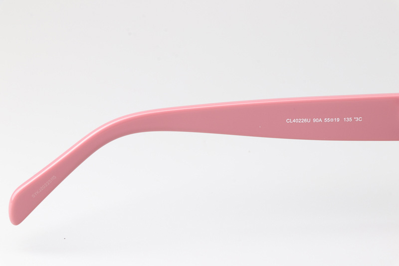 CL40226U Sunglasses Pink Silver