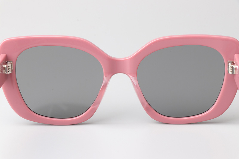 CL40226U Sunglasses Pink Silver