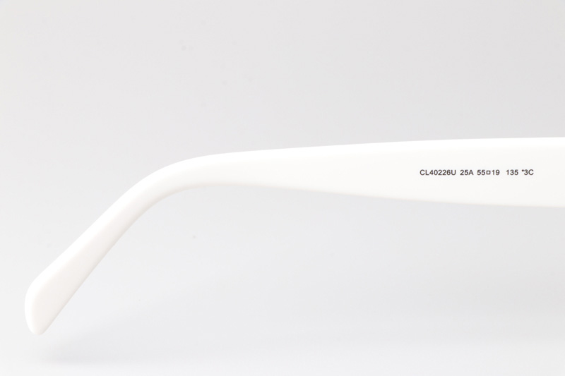 CL40226U Sunglasses White Gray