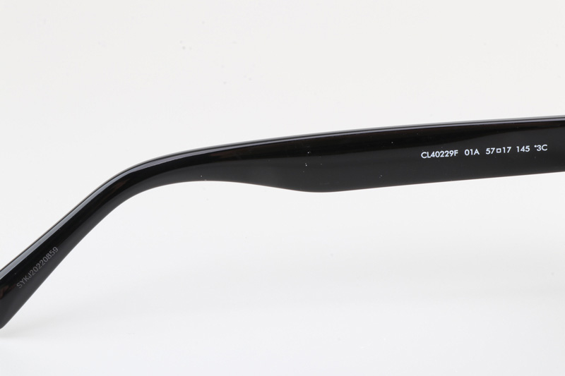 CL40229F Sunglasses Black Gray