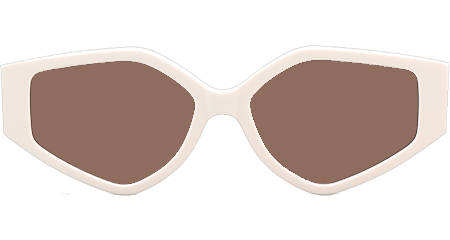 CL40229F Sunglasses Cream Brown