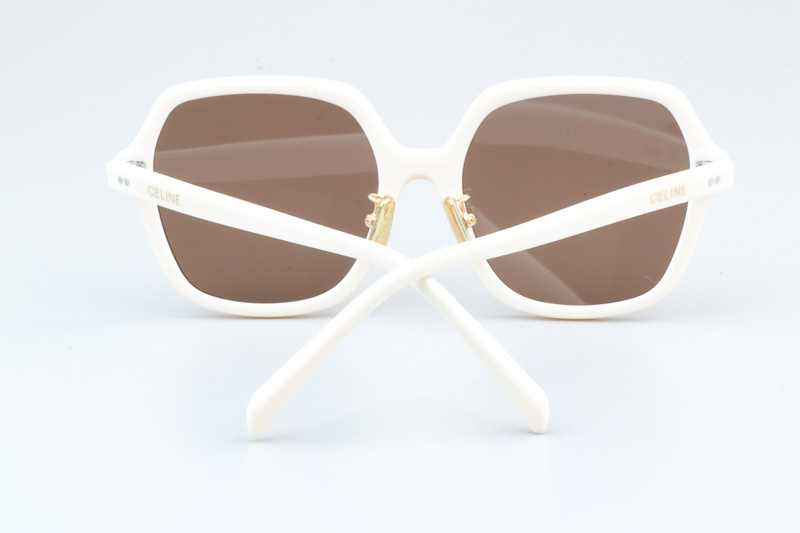 CL40230F Sunglasses Cream Brown