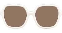 CL40230F Sunglasses Cream Brown