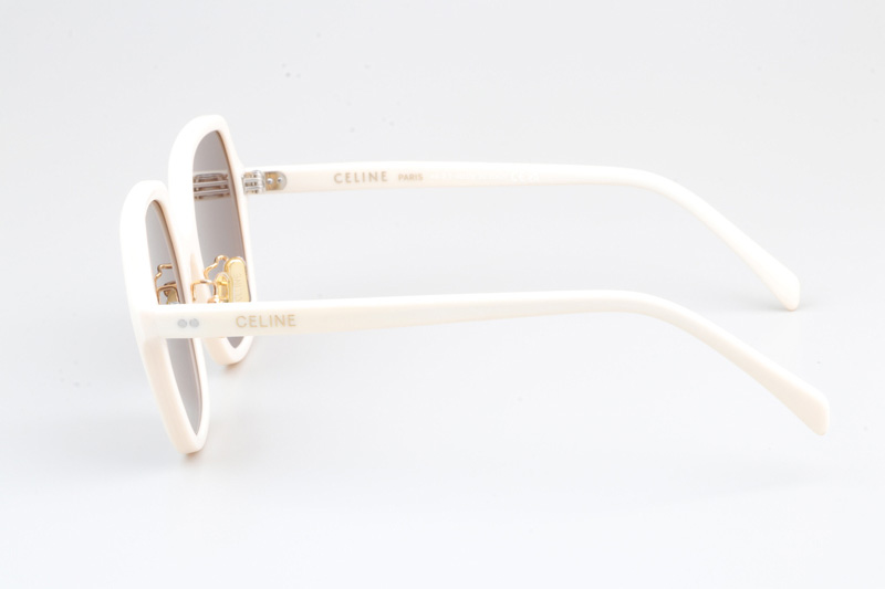 CL40230F Sunglasses Cream Brown