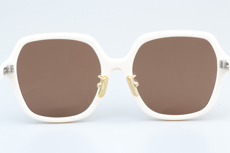 CL40230F Sunglasses Cream Brown