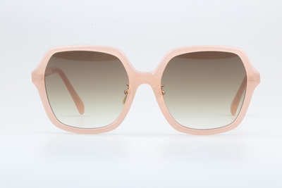 CL40230F Sunglasses Pink Gradient Brown