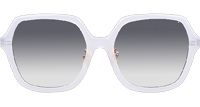 CL40230F Sunglasses Transparent White Gradient Gray