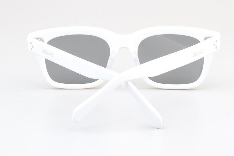 CL40232I Sunglasses White Silver