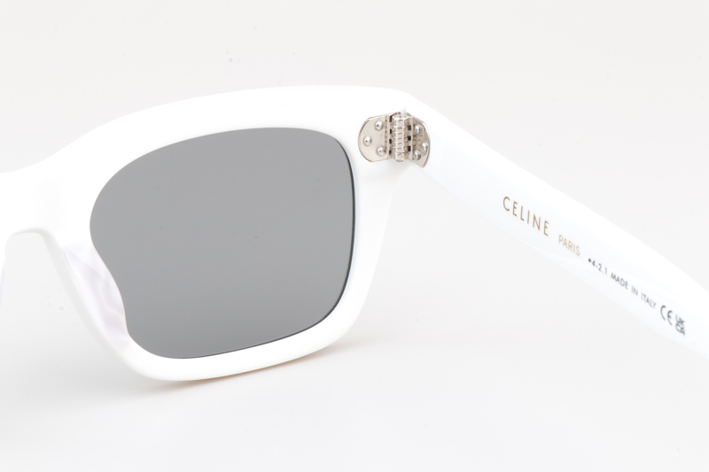 CL40232I Sunglasses White Silver