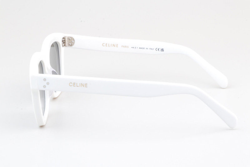 CL40232I Sunglasses White Silver