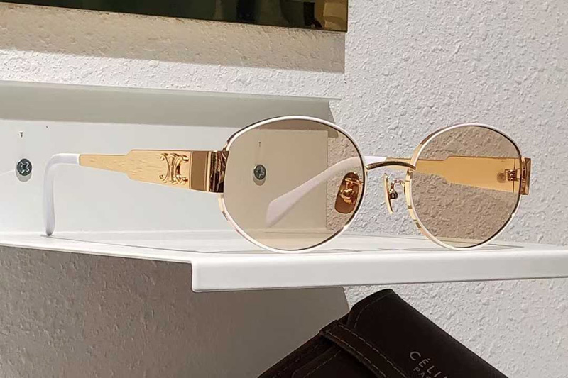 CL40235U Sunglasses Gold Light Brown