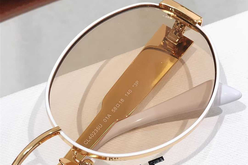 CL40235U Sunglasses Gold Light Brown