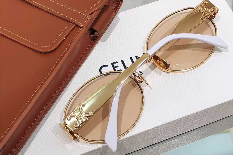 CL40235U Sunglasses Gold Light Brown