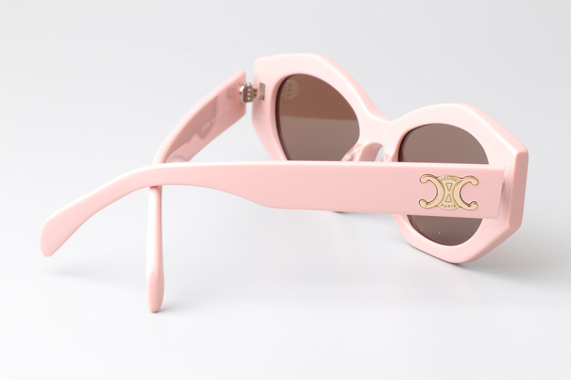 CL40238U Sunglasses Pink Brown