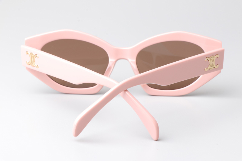 CL40238U Sunglasses Pink Brown