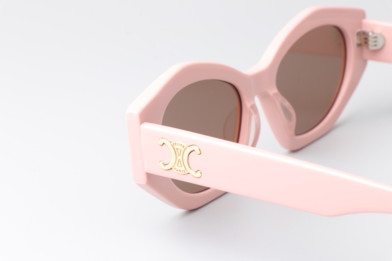 CL40238U Sunglasses Pink Brown