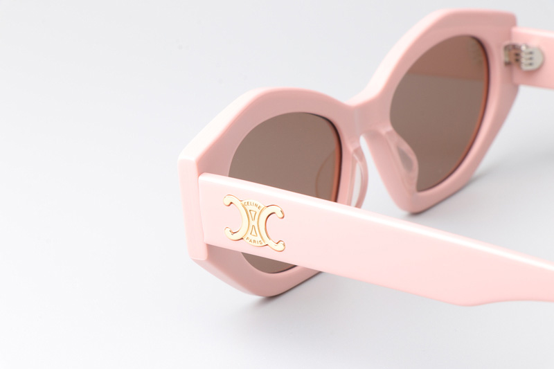 CL40238U Sunglasses Pink Brown