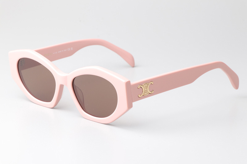 CL40238U Sunglasses Pink Brown