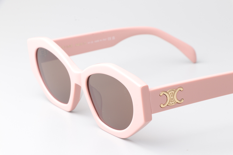 CL40238U Sunglasses Pink Brown