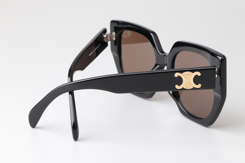 CL40239F Sunglasses Black Brown
