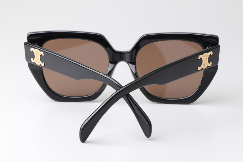 CL40239F Sunglasses Black Brown