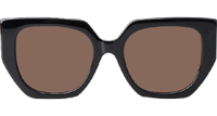 CL40239F Sunglasses Black Brown